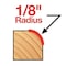 Diablo Diablo 3/4 in. D X 1/8 in. X 2-3/16 in. L Carbide Rounding Over Router Bit DR34104 - alternate 2